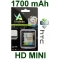 BATERIA HTC HD mini /1700 mAh / 3.7V / Andida / zamiennik: A6366, A6380, Aria, Gratia, HD Mini, HD Mini US, Liberty, Photon, T5555, DOPOD: A6380, G9,